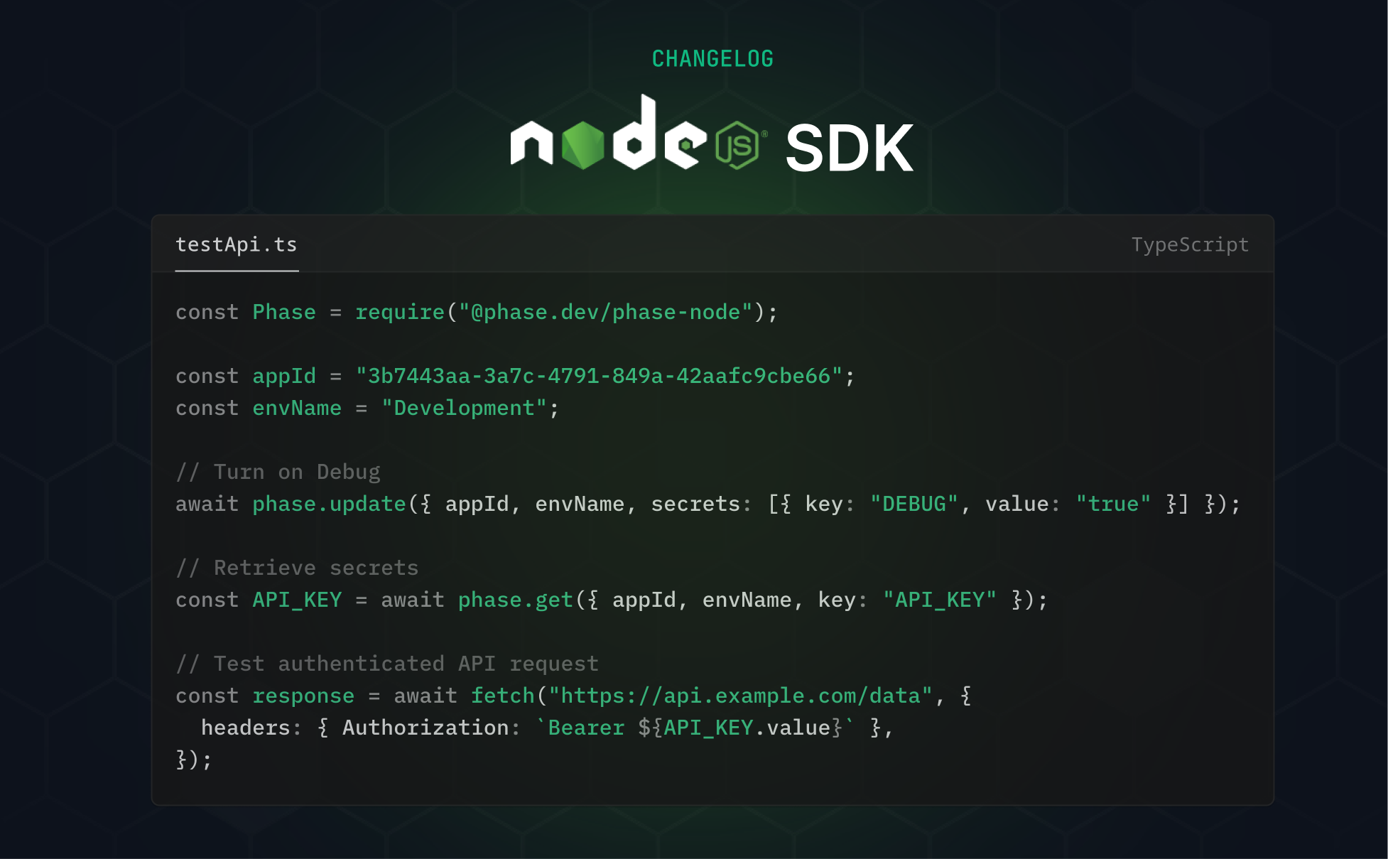 Node SDK and UX Updates